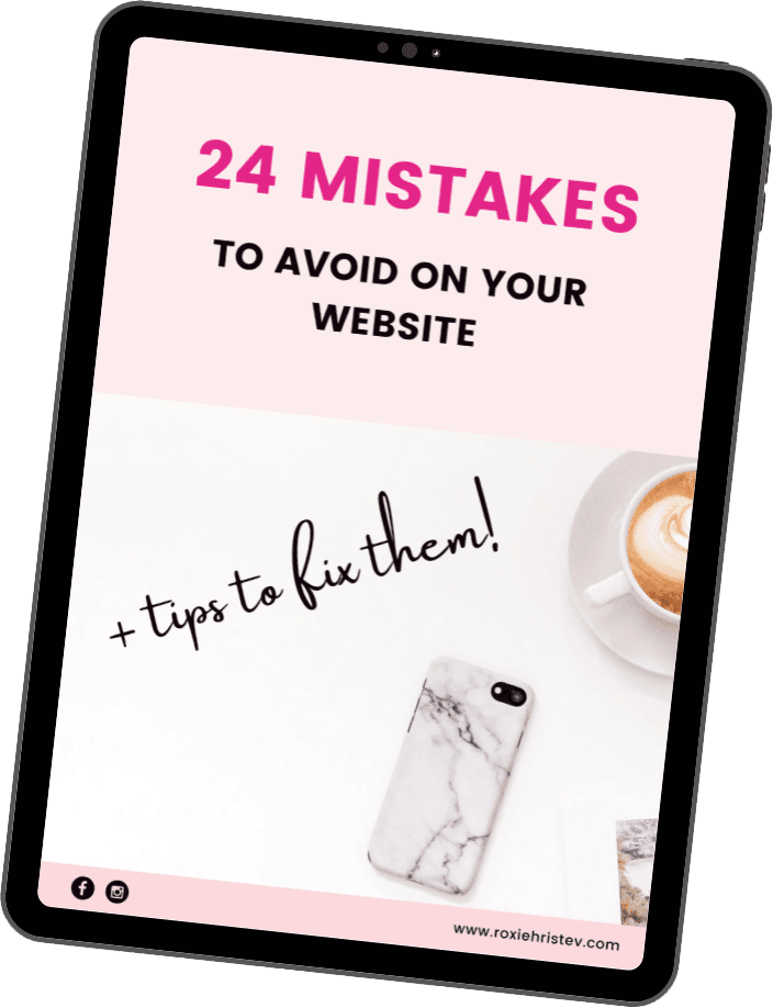 24 website design mistakes to avoid on your DIY website