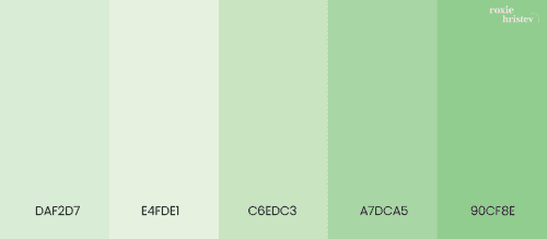Green Tea color palette