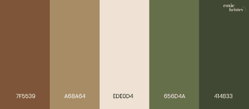 Earthy color palette