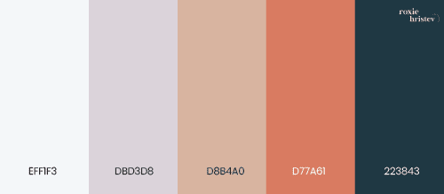 Terracotta color palette