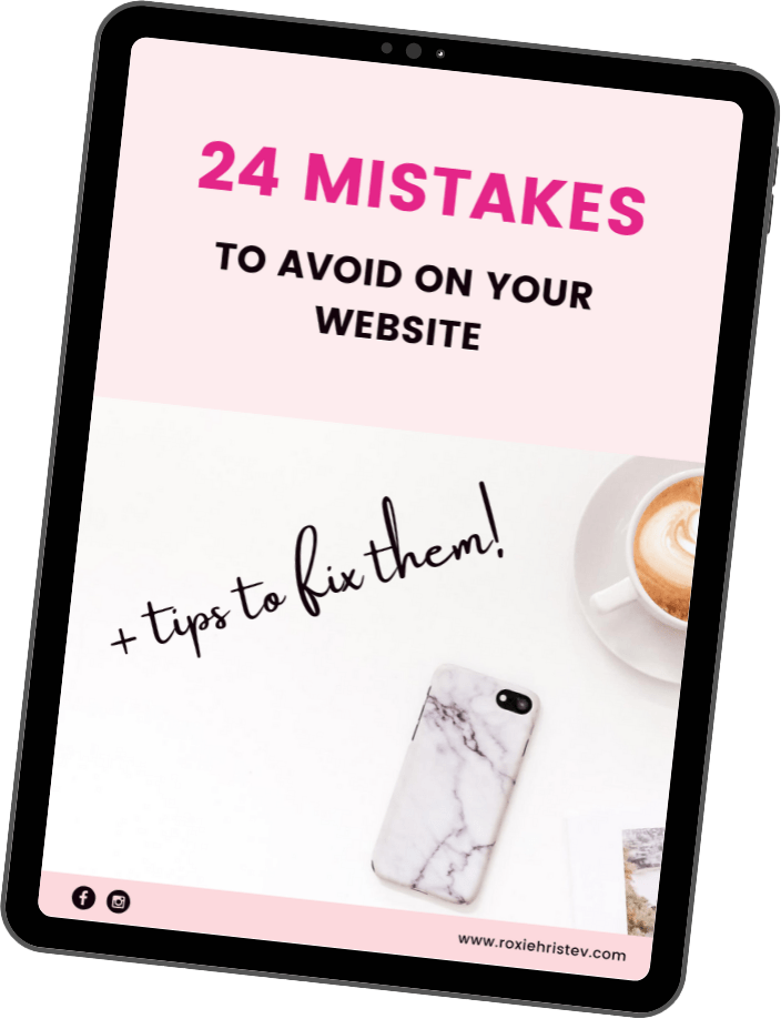 24 mistakes to avoid on your website mockup