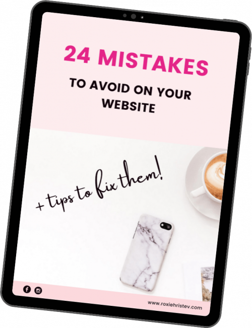 24 website design mistakes to avoid on your DIY website